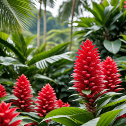 red ginger flower